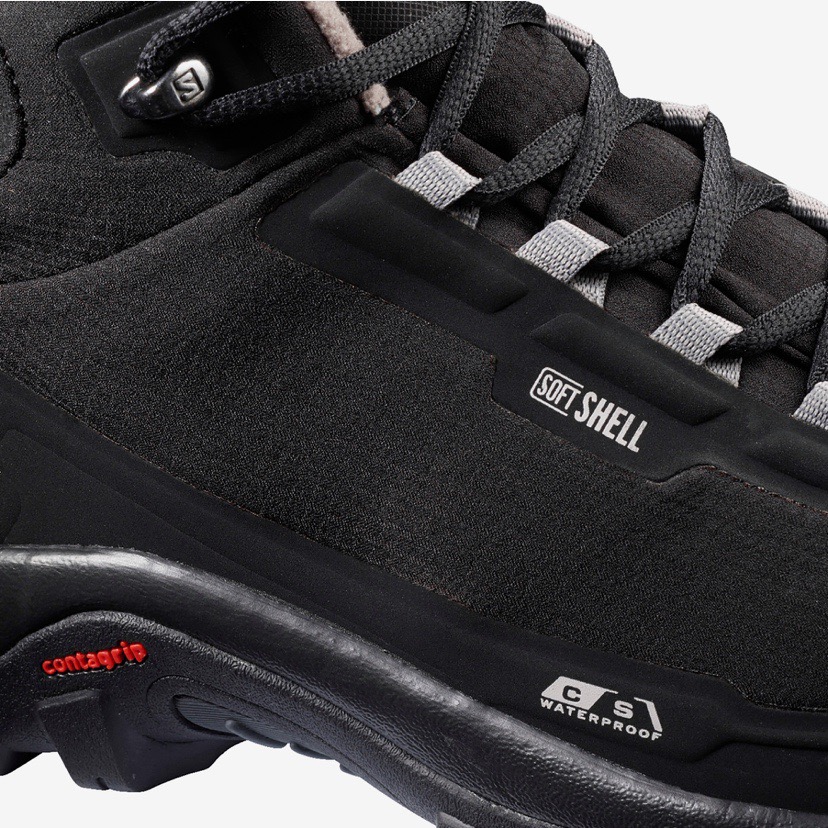 Ботинки SALOMON SHELTER CS WP Black/Bk/Frost Gra